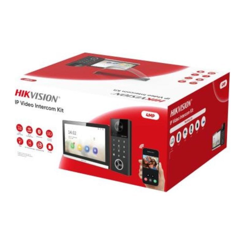Hikvision DS-KIS612-P 4MP IP Video Intercom Kit